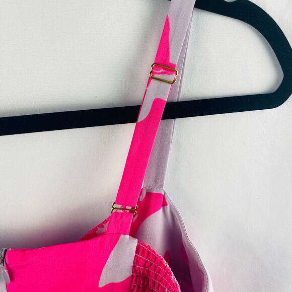 Anthropologie Amanda Uprichard Silk‎ Unicorn Dreams Pink Lavender Dress Medium - Picture 7 of 10